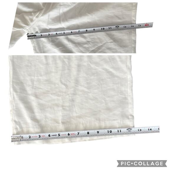 Nonchalant Label Fabi Pleated Front High Rise Wide Leg Pants White Size XL NEW - Picture 10 of 15